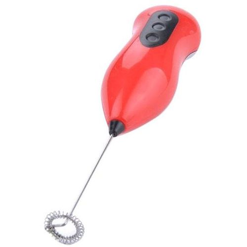 Mini Handy Coffee Milk Drink Electronic Mixer Stirrer Red