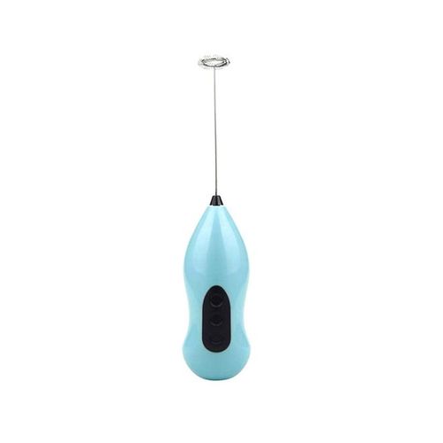 Stainless Steel Manual Egg Beater Blue 21x5x4.50centimeter