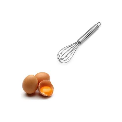 Manual Egg Beater Silver 8inch