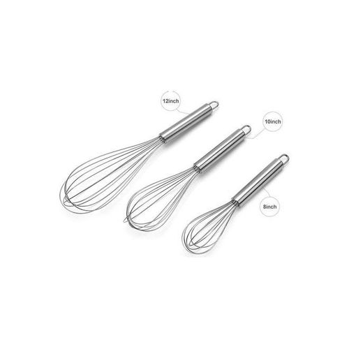 Manual Egg Beater Silver 8inch