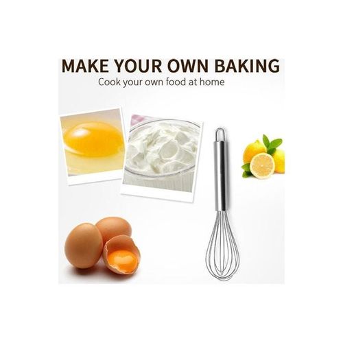 Manual Egg Beater Silver 8inch