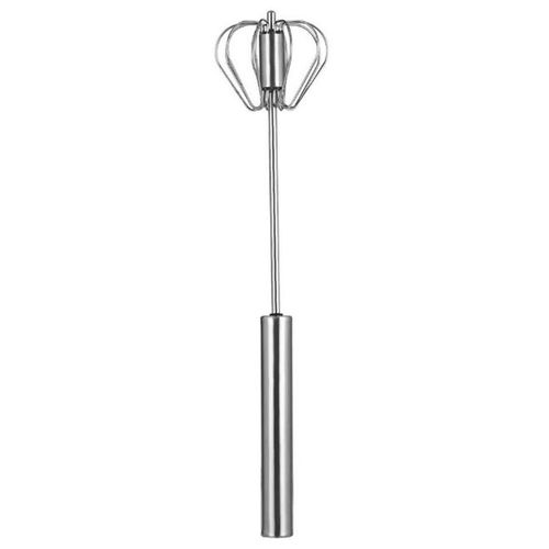 Semi-Automatic Egg Whisk Silver 30.2x65.2x65.2centimeter