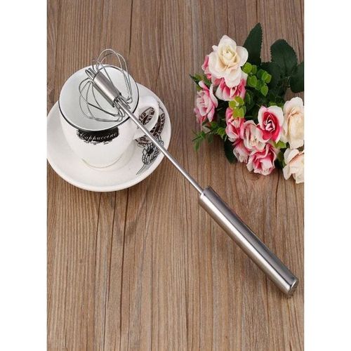 Semi-Automatic Egg Whisk Silver 30.2x65.2x65.2centimeter