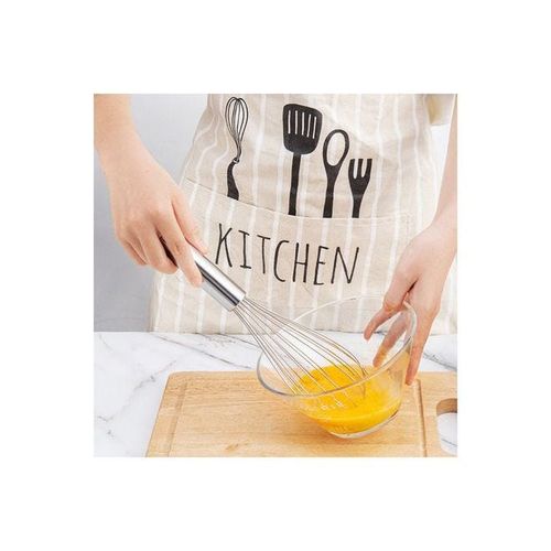 Balloon Shape Egg Beater Silver 34.5x7.5x5cm