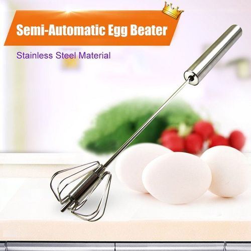 Stainless Steel Semi-Automatic Egg Beater Mixing Tool multicolour 26*6*6cm