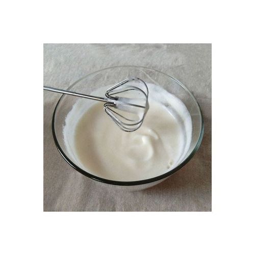Semi-Automatic Egg Beater Stainless Steel Mixing Tool Milk Cream Butter Whisk Mixer Kitchen Tool Silver