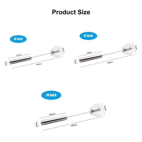 Stainless Steel Semi-Automatic Egg Beater Mixing Tool multicolour 31*7*7cm