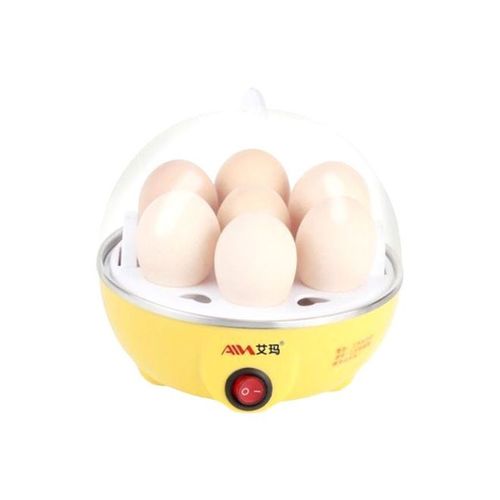 7-Piece Egg Poacher With Cooker Yellow/Clear/White