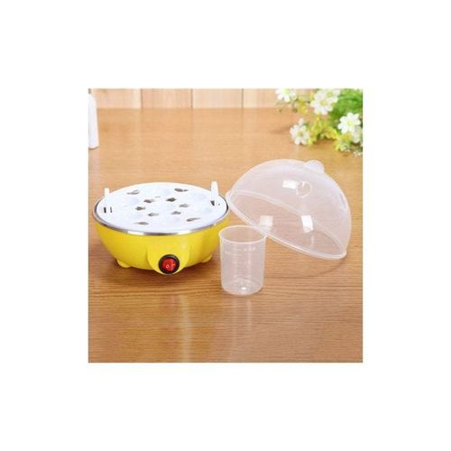 Electric Egg Cooker Yellow/White/Clear 15x15x15centimeter