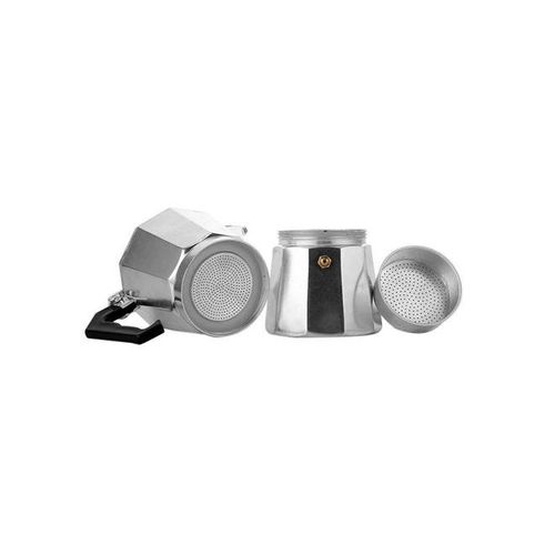 Cordless Espresso Percolator Maker Silver 300ml