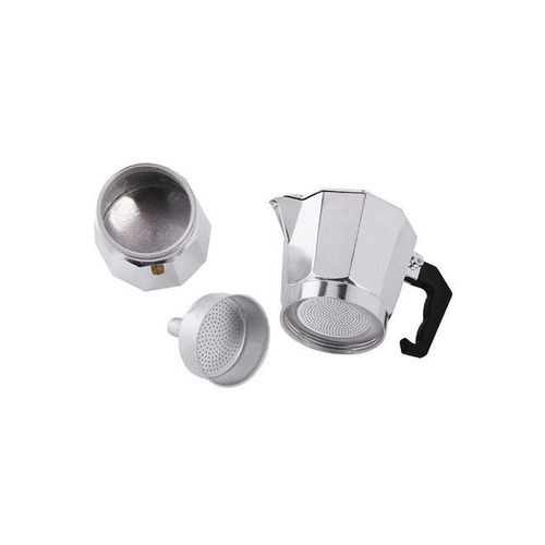 Cordless Espresso Percolator Maker Silver 300ml