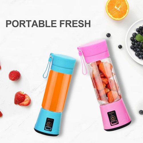 380ml USB Rechargeable Juicer With 6 Blade HL93-LU Green