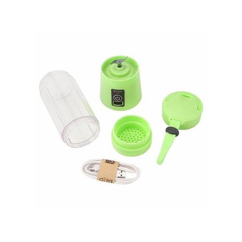 USB Rechargeable Juicer 380 ml lyzj208_Green Green