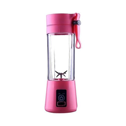 6-Blade Portable Fruit Juicer 400 ml 442255_3 Pink/Clear