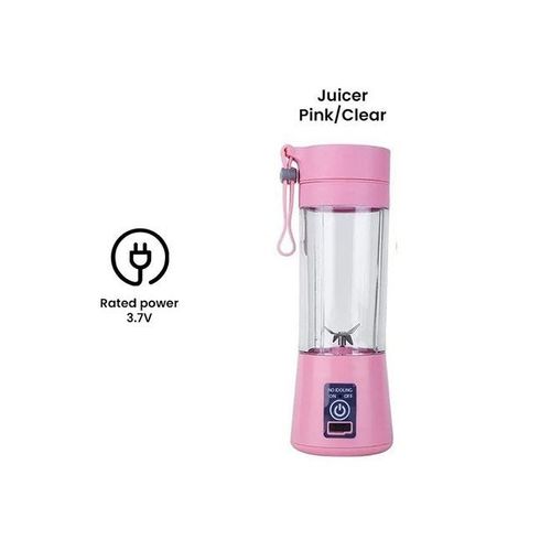 Electric  Blender And Portable Juicer Cup TYW-11 Pink/Clear