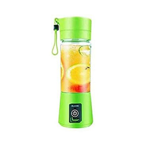 Portable Blender Mixer Rechargeable Blender Smoothie Single Served Usb Electric Safety Juicer Cup Shakes And Smoothies Blender Usb Charging Sport Mini Juice Maker 500 ml AS-110637-K13 Green