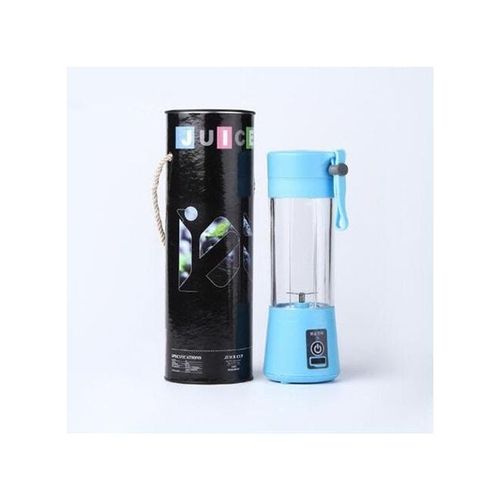 Portable and Rechargeable Battery Juice Blender HTC-122B blue