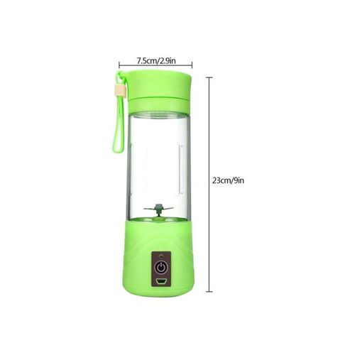 Electric Juicer 400 ml JUE001 Green/Clear