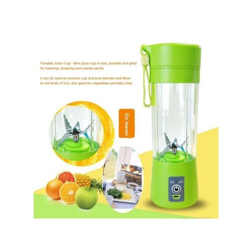 Mini Portable Usb Electric Fruit Juicer ZM620900 Green