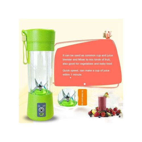 Mini Portable Usb Electric Fruit Juicer ZM620900 Green