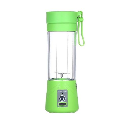 Multi-Design USB Rechargeable Electric Juice Blender 750 W H18857GR Green/Clear