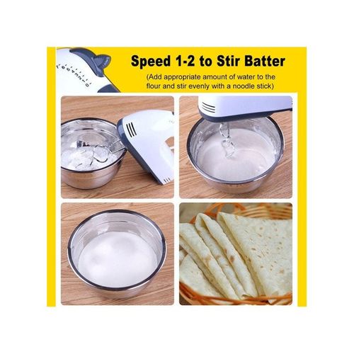 Electric Hand Mixer Egg Beater HL221-LU White