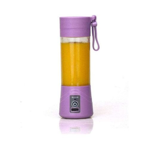 For Home USB Mini Electric Fruit Juicer Handheld Smoothie Maker Blender Juice Cup 380 ml ZN-090-1 Purple