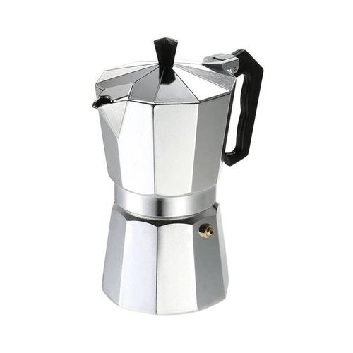 Espresso Percolator Coffee Maker Silver/Black