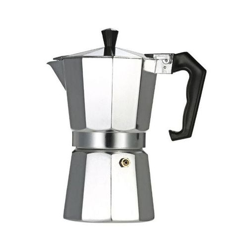 Espresso Percolator Coffee Maker Silver/Black