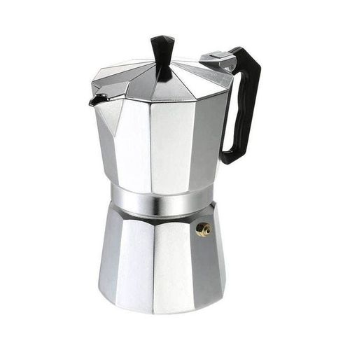 3-Cup Aluminum Espresso Coffee Stovetop Maker Mocha Pot Silver