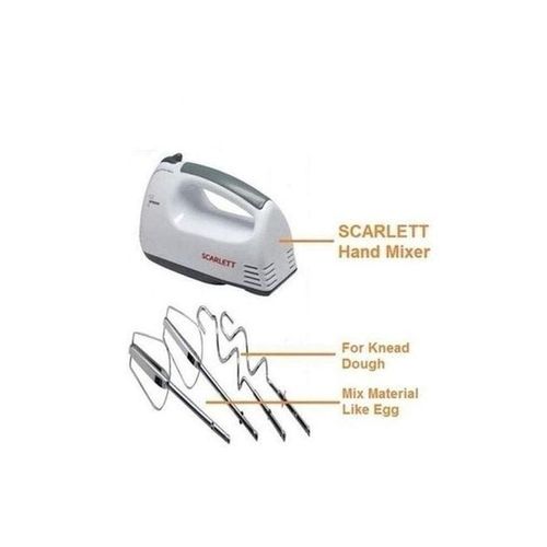 Portable Handmixer 180W 180 W HE-133 White/Grey/Silver