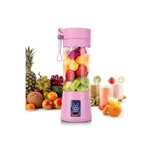 Camping Usb Mini Electric Fruit Vegetable Juicer Handheld Smoothie Maker 4741052590 Pink