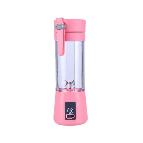 Mini Portable Electric Juicer UUE0015T-Pink Pink/Clear