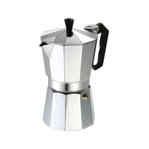 Espresso Percolator Coffee Maker Silver/Black