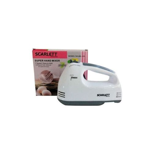 7-Speed Electric Super Hand Mixer HE-133 260 W 12345TT0018 White/Silver/Grey