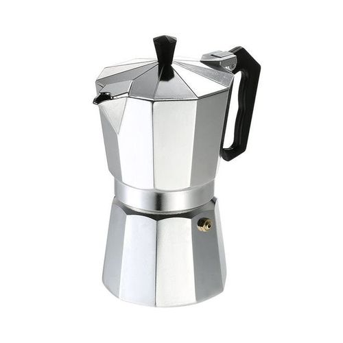Espresso Maker 6-Cup Silver/Black