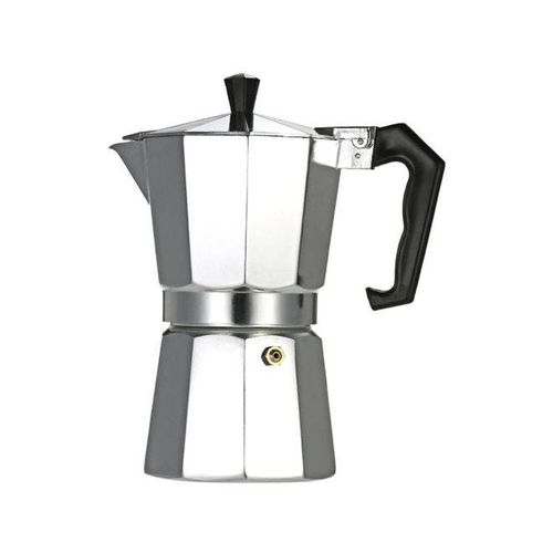 Espresso Percolator Coffee Maker Silver/Black