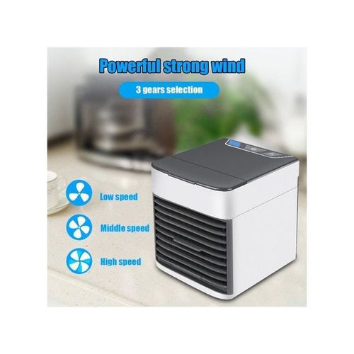 Mini USB Air Conditioner Fan H32084 White/Grey