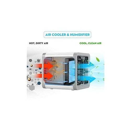 3-In-1 Mini Air Cooler 375ML Arctic Air-1 White/Silver