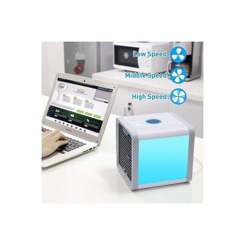 3-In-1 Portable USB Mini Air Conditioner Cooler AIRUSB01 Multicolour