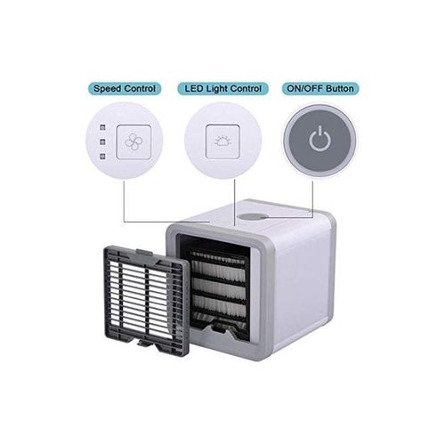 Portable Air Cooler 3000 BTU B07NDVT33J White/Grey/Blue
