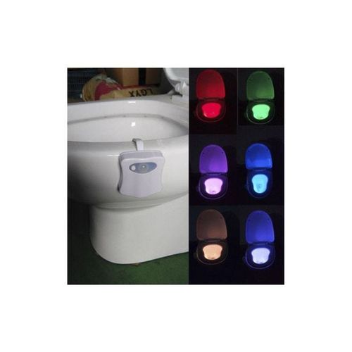 LED Toilet Bowl Night Light Red/Yellow/Blue