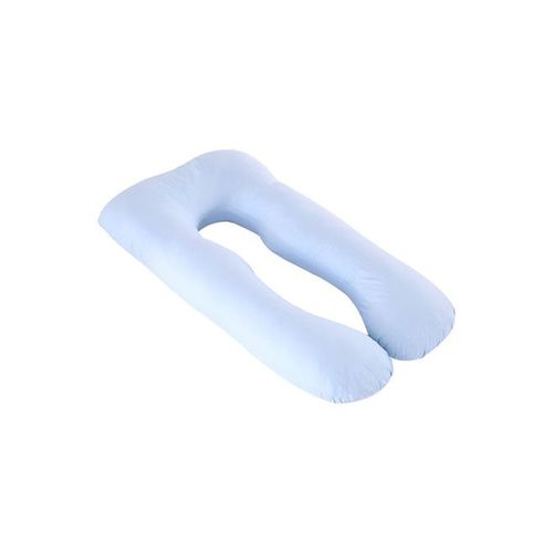 U-Shaped Maternity Pillow Cotton Sea Blue 70x130centimeter