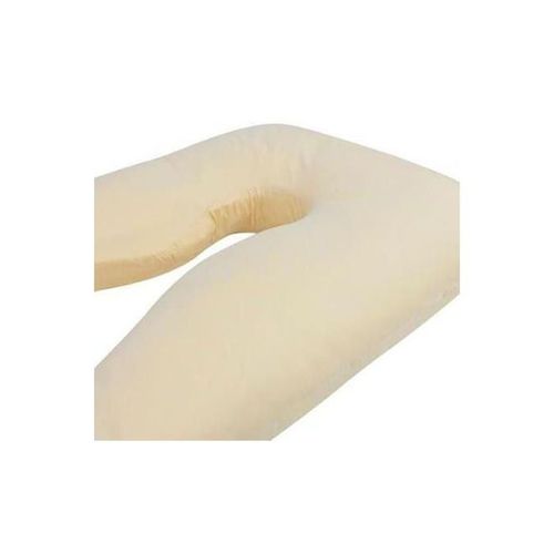 U-Shape Comfort Maternity Pillow Cotton Beige 140x80centimeter