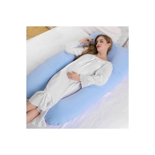 Maternity Pillow Cotton Sky Blue 120x80centimeter