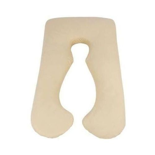 Maternity Pillow Cotton Beige 120x80centimeter