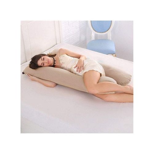 Cotton Maternity Pillow Cotton Beige