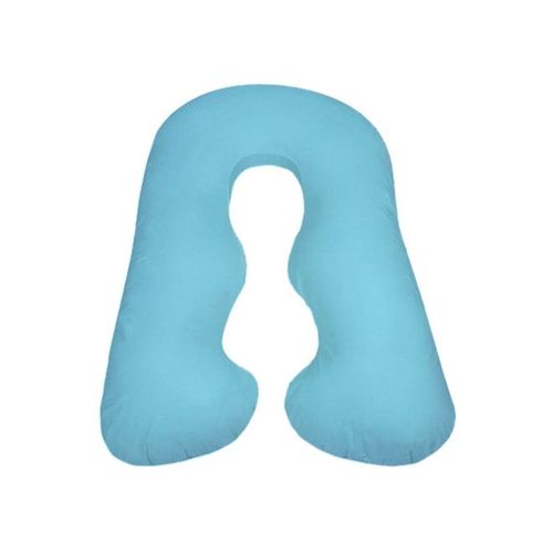 Cotton Pregnancy Pillow Cotton Blue 145x90x25centimeter