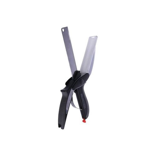 2-In-1 Clever Cutter Knife Black/White/Silver