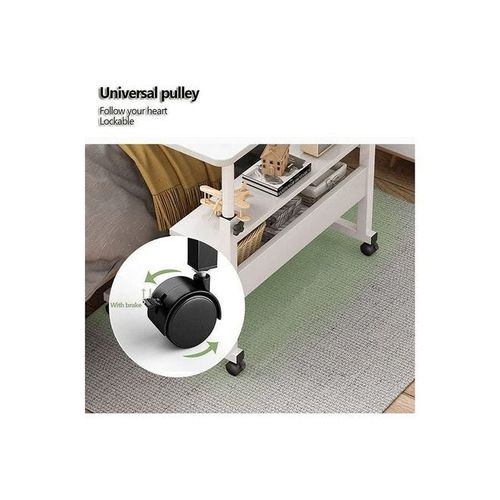 Modern Simple Compact Computer Desk White 83x42x7cm